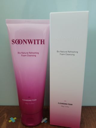 SOONWITH 바이오 내추럴 리프레싱 폼클렌징 — 5점을 준 리뷰어가 2021년 2월 올린 사용 사진