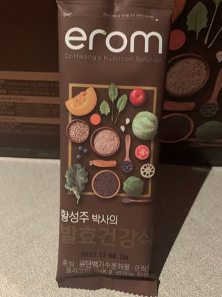 [이롬] 황성주박사의 발효건강식 30g x 30포 — 5점을 준 리뷰어가 2022년 7월 올린 사용 사진