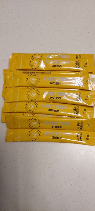 주식회사 씨크릿비에프랩 마시는 아미노산 아미토리 열대과일맛 14포 [1포, 5g / 보틀증정] — 4점을 준 리뷰어가 2022년 12월 올린 사용 사진