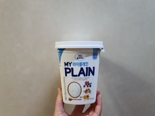 떠먹는불가리스 마이플레인 요거트 435g 6개입 — 3.5점을 준 리뷰어가 2021년 3월 올린 사용 사진
