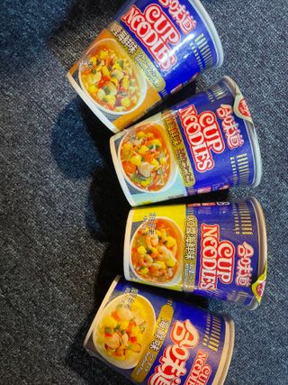 NISSIN 닛신 컵누들  4종 - 씨푸드오리지날, 씨푸드 스파이시, 씨푸드 커리, 씨푸드 XO소스 — 5점을 준 리뷰어가 2022년 12월 올린 사용 사진