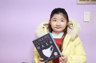 끌린에르 스포츠 귀편한 새부리형 마스크 — 5점을 준 리뷰어가 2022년 2월 올린 사용 사진