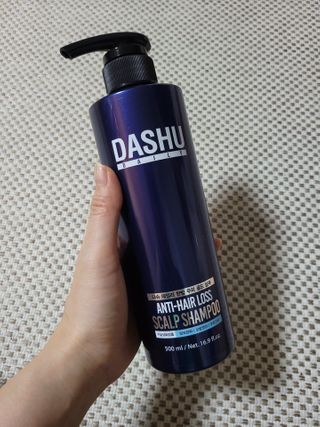 다슈코리아 다슈 데일리 단백질 한방 두피 골드 샴푸 500ml — 4.5점을 준 리뷰어가 2021년 1월 올린 사용 사진
