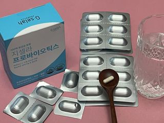 [지셀라] 프로바이오틱스 100억 유산균 보장 (1개월분 / 350mg X 30캡슐) — 5점을 준 리뷰어가 2023년 6월 올린 사용 사진