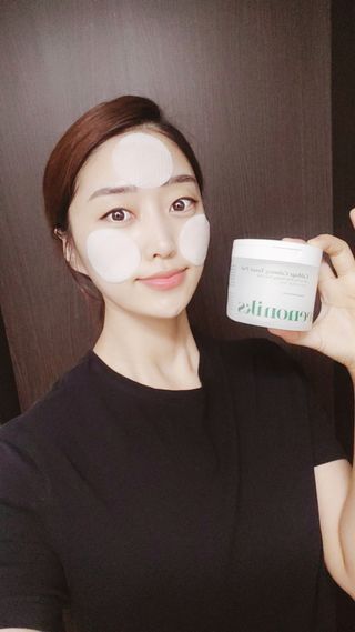 키노닉스 양배추 카밍 진정 토너패드 — 5점을 준 리뷰어가 2021년 8월 올린 사용 사진