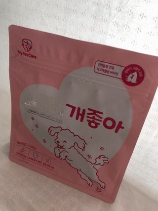 My Pet Care 천연단백질 관절건강에 개좋아 — 5점을 준 리뷰어가 2021년 1월 올린 사용 사진