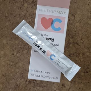 뉴트립맥스(NUTRIPMAX) 뉴트립맥스 러블리 콜라겐 — 5점을 준 리뷰어가 2021년 12월 올린 사용 사진
