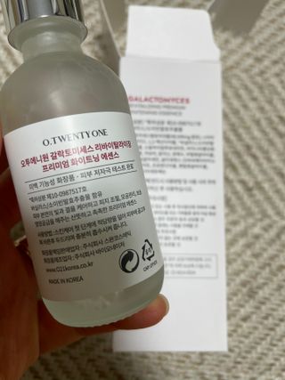 오투에니원 갈락토미세스 리바이탈라이징 프리미엄 화이트닝 에센스 50ml — 5점을 준 리뷰어가 2022년 12월 올린 사용 사진