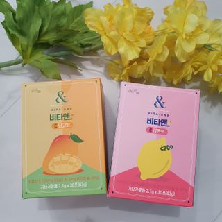 비타앤C 레몬맛, 망고맛 — 5점을 준 리뷰어가 2021년 6월 올린 사용 사진