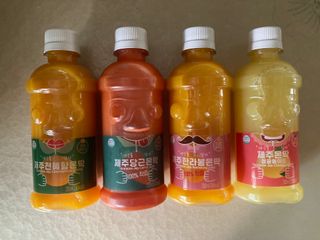 탐라원 제주의 맛, 몬딱주스 4종세트 - 한라봉몬딱주스, 천혜향몬딱주스, 청귤에이드, 당근몬딱주스 — 4.5점을 준 리뷰어가 2021년 7월 올린 사용 사진