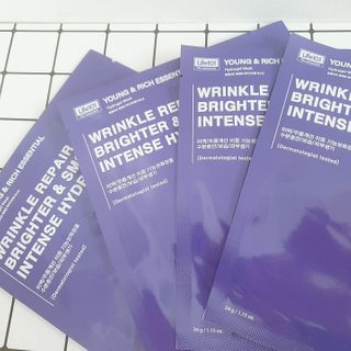 101스킨 영앤리치 하이드로겔 마스크팩 — 3점을 준 리뷰어가 2021년 2월 올린 사용 사진