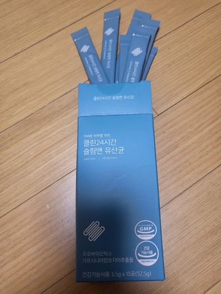 클린24시간 슬림앤유산균 1박스 (3.5g X 15포) — 4점을 준 리뷰어가 2022년 11월 올린 사용 사진