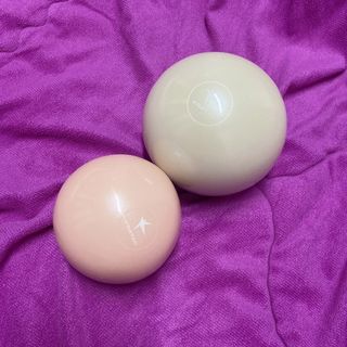 트라택 쿠셔닝 웨이트볼 0.5kg + 1kg SET — 4점을 준 리뷰어가 2022년 4월 올린 사용 사진