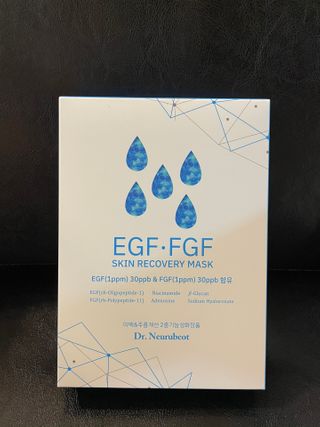 Dr.느루벗 느루벗 EGF FGF 스킨 리커버리 마스크 10장 — 5점을 준 리뷰어가 2021년 2월 올린 사용 사진