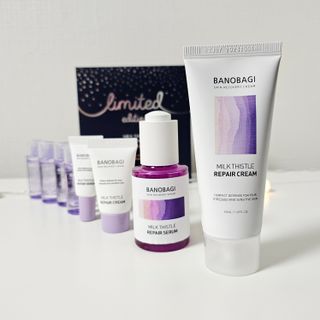 바노바기 코스메틱 바노바기 밀크 씨슬 스킨 리페어링 스타터 키트 — 4점을 준 리뷰어가 2024년 1월 올린 사용 사진