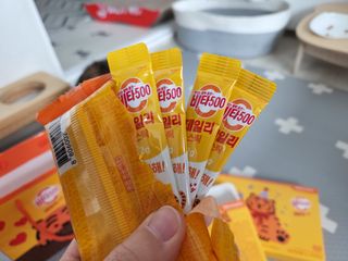 광동생활건강 [광동] 비타 500 데일리 스틱 VB, VC를 함유한 멀티비타민 30포+30포 — 3점을 준 리뷰어가 2022년 6월 올린 사용 사진