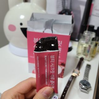 보뚜 슈퍼푸드 뷰티 시크릿 석류 콜라겐 젤리스틱 15포 — 5점을 준 리뷰어가 2021년 12월 올린 사용 사진