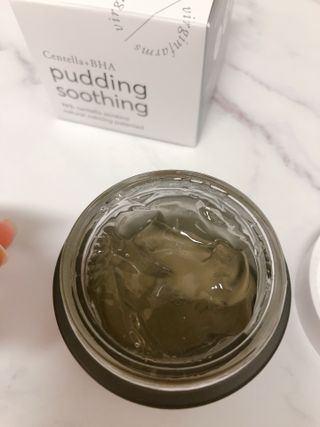 [NEW_버진팜스 푸딩수딩] 투명 푸딩젤이 선사하는 빠른 진정과 깨끗한 피부결 정돈 — 4.5점을 준 리뷰어가 2021년 8월 올린 사용 사진