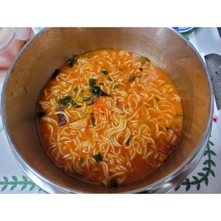 [풀무원] 자연은맛있다 정면, 백면, 홍면  세트 — 4.5점을 준 리뷰어가 2021년 4월 올린 사용 사진