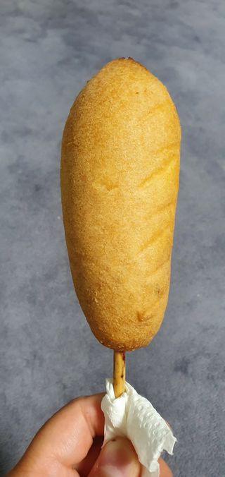 오마뎅 한우핫도그 — 5점을 준 리뷰어가 2021년 5월 올린 사용 사진