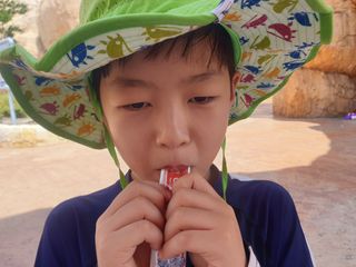 (주)닥터오레고닌 진세노카 키즈 홍삼젤리스틱 — 5점을 준 리뷰어가 2023년 8월 올린 사용 사진