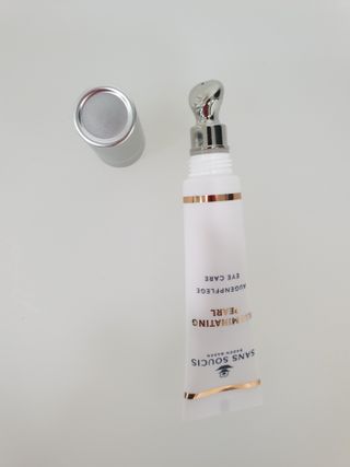 산수시 일루미네이팅 펄 영양 다크서클 스틱 아이 크림 케어 15ml — 5점을 준 리뷰어가 2021년 6월 올린 사용 사진