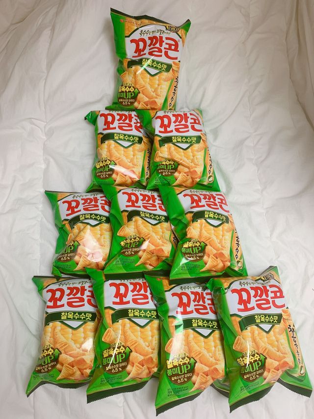 꼬깔콘 찰옥수수맛 리뷰 사진