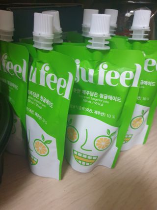 JEJUFEEL 풋풋한 제주담은 청귤에이드 — 5점을 준 리뷰어가 2022년 10월 올린 사용 사진