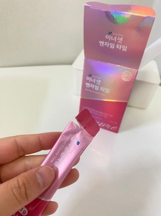 이너셋 엔자임 타임 1개월분, 3gX30포X1박스 곡물발효효소 유산균 — 5점을 준 리뷰어가 2023년 3월 올린 사용 사진