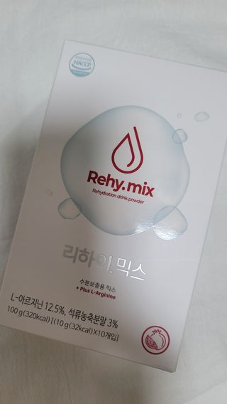 리하이.믹스 수분보충용믹스 리하이.믹스 (Rehy.mix) — 4점을 준 리뷰어가 2022년 6월 올린 사용 사진