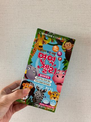 다나음 셀렌에 빠진 아연면역젤리 열대과일맛+사과맛 — 4.5점을 준 리뷰어가 2023년 7월 올린 사용 사진