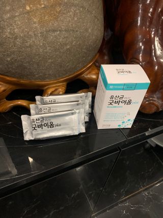 프리마인 유산균 국가지정연구소 선정, 살아있는 생유산균 200억 마리의 힘. 유산균n굿바이옴플러스 — 5점을 준 리뷰어가 2021년 11월 올린 사용 사진