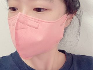 애니가드 셋업마스크 4컬러 각 10매입 [크리미베이지, 캐시미어로즈, 초콜렛브라운, 미드나잇네이비] — 5점을 준 리뷰어가 2022년 2월 올린 사용 사진