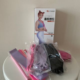 마이웨잇 심으뜸 홈트밴드세트 홈짐 여자홈트레이닝기구 운동용고무밴드 — 5점을 준 리뷰어가 2021년 7월 올린 사용 사진