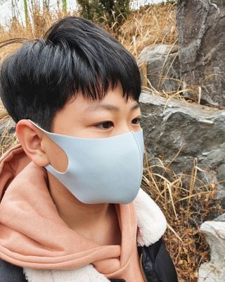 [에이블밤부] 리퓨어 쿠퍼 마스크 10color — 5점을 준 리뷰어가 2021년 2월 올린 사용 사진