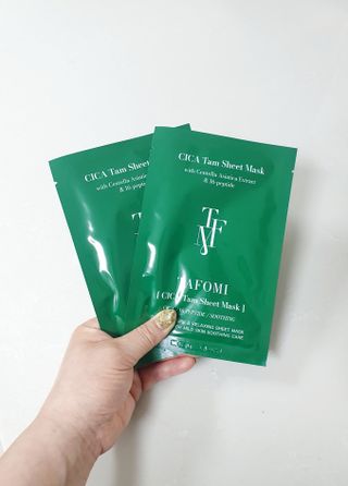 타포미 시카 탐 시트 마스크 27ml — 5점을 준 리뷰어가 2023년 1월 올린 사용 사진