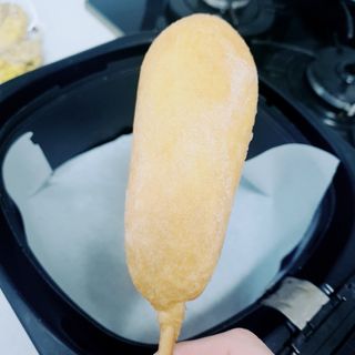 오마뎅 한우핫도그 — 4점을 준 리뷰어가 2021년 5월 올린 사용 사진