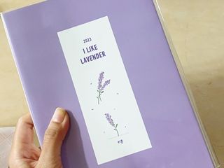 리훈 2023년 아이라이크 모눈 다이어리 미니달력 세트 — 5점을 준 리뷰어가 2022년 11월 올린 사용 사진