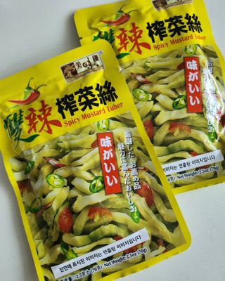 루시델리 야미하우스 홍콩 스파이시 프리미엄 짜사이 무침 500g — 5점을 준 리뷰어가 2024년 6월 올린 사용 사진
