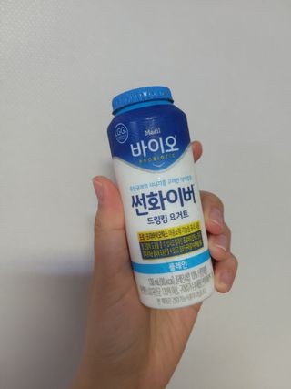 LIVE 매일바이오 썬화이버 드링킹 요거트 — 5점을 준 리뷰어가 2022년 8월 올린 사용 사진