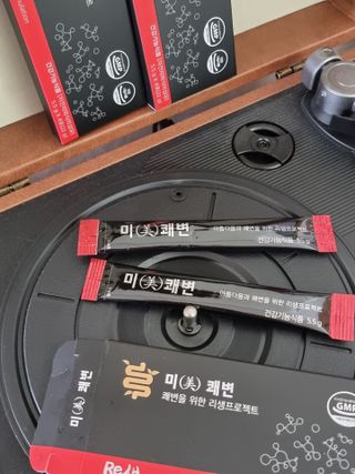 새롬바이오 리생 [미쾌변] 차전자피 식이섬유 건강기능식품 3팩 — 4점을 준 리뷰어가 2021년 6월 올린 사용 사진