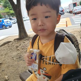 소화가 잘되는 우유 국산 5곡 미숫가루 — 5점을 준 리뷰어가 2021년 9월 올린 사용 사진