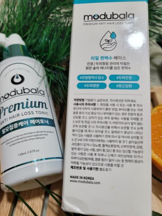 모두발라 탈모집중케어 헤어토닉 — 5점을 준 리뷰어가 2021년 12월 올린 사용 사진