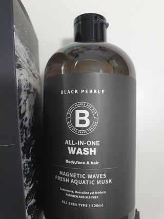 블랙페블 올인원 워시 마그네틱 웨이브 500ml — 3점을 준 리뷰어가 2021년 5월 올린 사용 사진