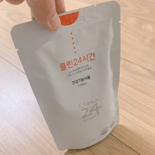 클린24시간 1BOX(5포) + 전용보틀(500ml) — 4점을 준 리뷰어가 2023년 7월 올린 사용 사진