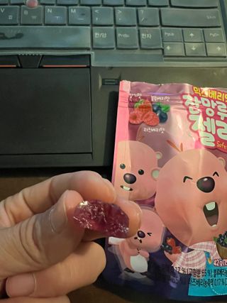 [팔도] 잔망루피젤리 믹스베리맛 42g 8개 — 5점을 준 리뷰어가 2022년 1월 올린 사용 사진