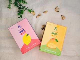 비타앤C 레몬맛, 망고맛 — 5점을 준 리뷰어가 2021년 4월 올린 사용 사진