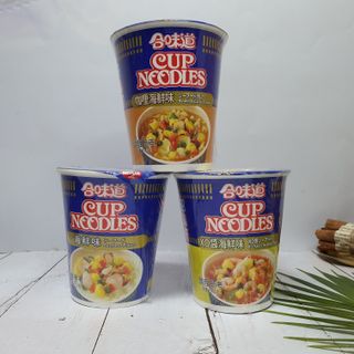 NISSIN 닛신 컵누들  4종 - 씨푸드오리지날, 씨푸드 스파이시, 씨푸드 커리, 씨푸드 XO소스 — 5점을 준 리뷰어가 2021년 12월 올린 사용 사진