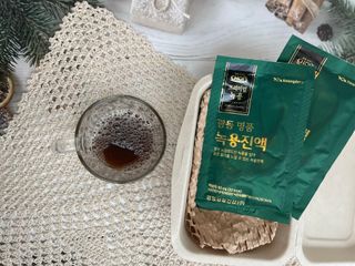 광동생활건강 광동 명품 녹용진액 50mL x 30포 — 5점을 준 리뷰어가 2023년 4월 올린 사용 사진