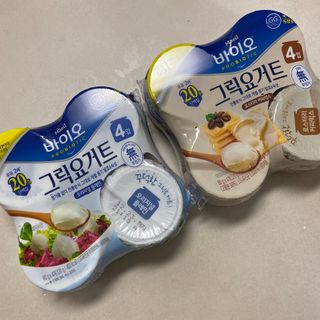 매일바이오 그릭요거트 오리지널 플레인 4개, 로스터리 커피믹스 4개 — 5점을 준 리뷰어가 2021년 12월 올린 사용 사진